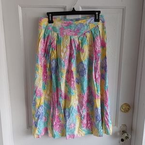 Fritzi brand Floral Spring Skirt Size Large